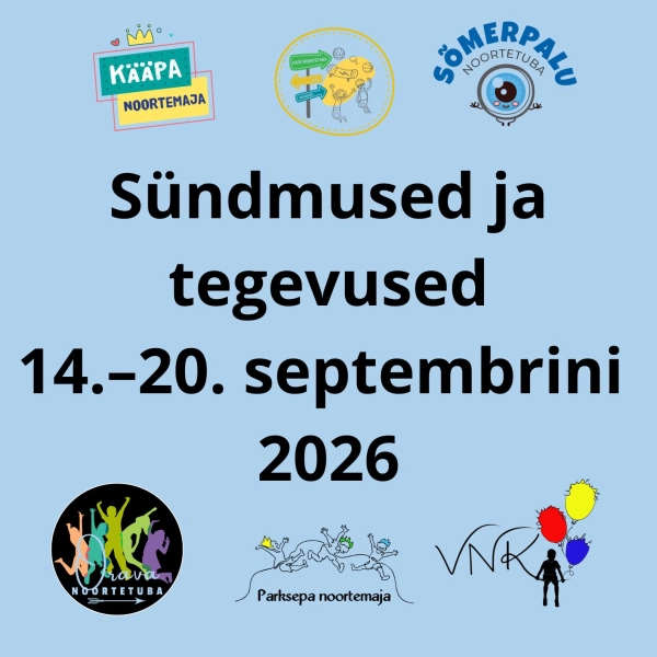 14.-20. septembri tegevused ja sündmused