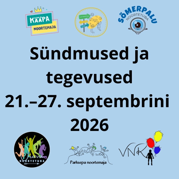 21.-27. septembri tegevused ja sündmused