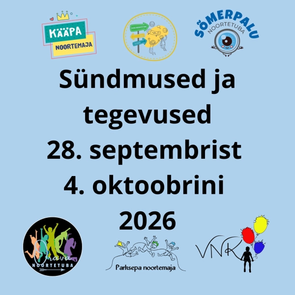 28. septembri kuni 4. oktoobri tegevused ja sündmused