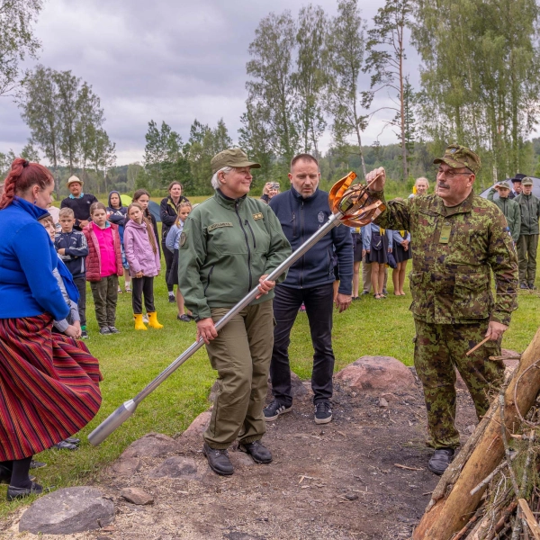 Laulu- ja tantsupeo tuli läbis Võru valda kaks korda